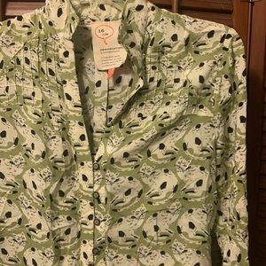 Anthropologie cat blouse